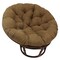 44-inch Solid Micro Suede Papasan Cushion (Fits 42-inch Papasan Frame) - Camel